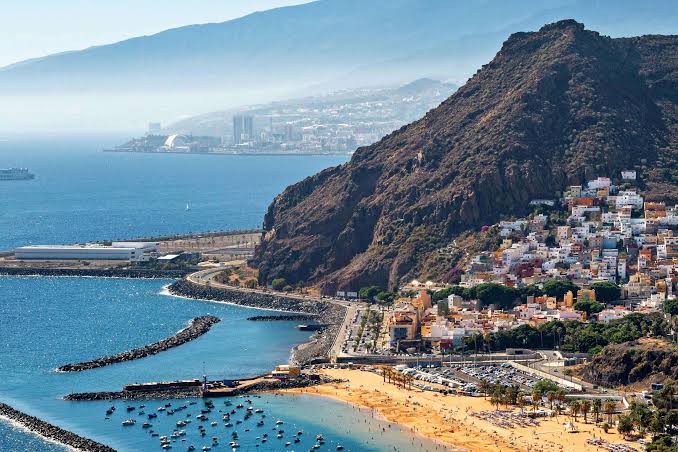 Vista de Santa Cruz de Tenerife, Islas Canarias, España