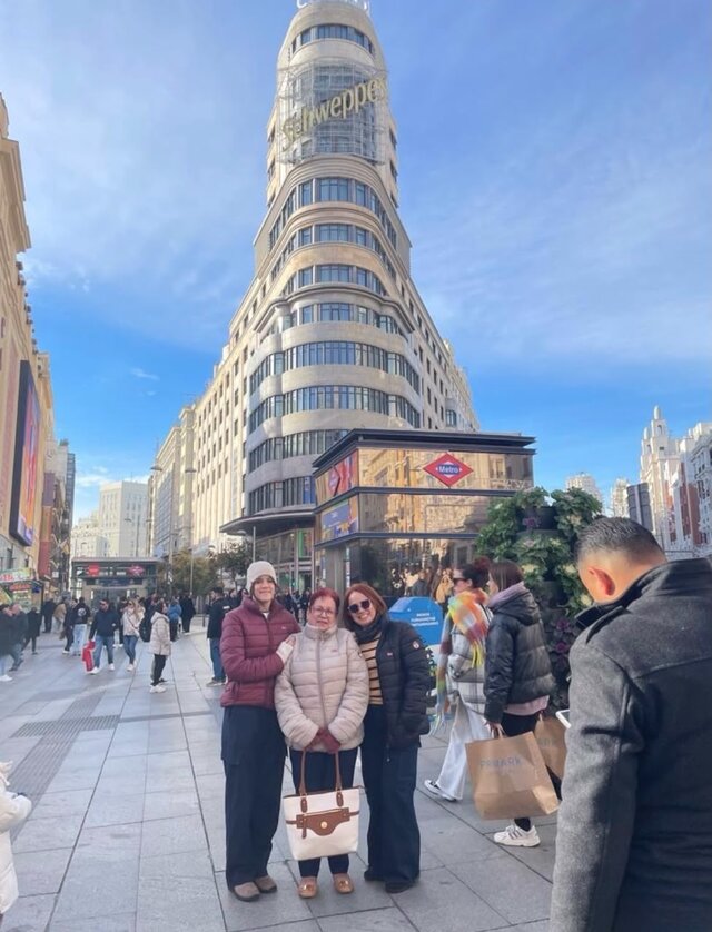 Clientas de Turisto en la Gran Vía de Madrid
